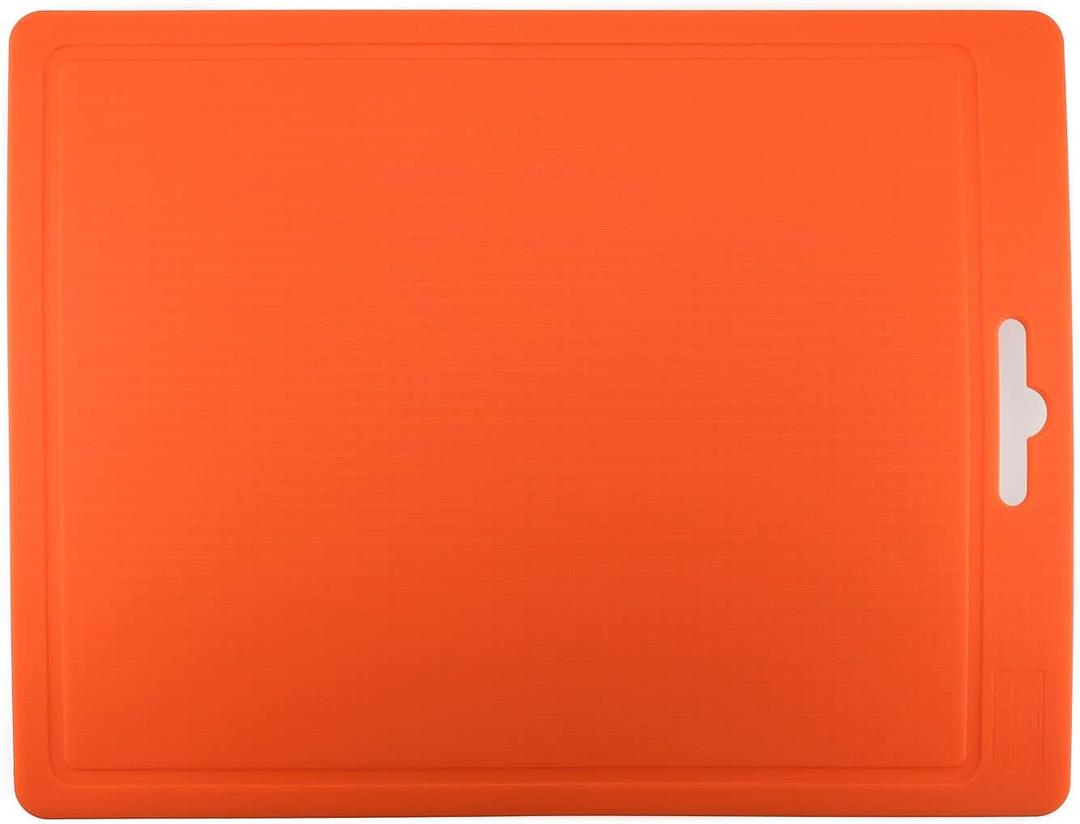 Made in Korea Silicone Cutting Board/Trivet, Non-Slip, 12.2" x 9.3", Dishwasher Safe, Easy Grip, BPA Free, Flexible Mat (Medium, Orange) Made in Korea Silicone Cutting Board/Trivet, Non-Slip, 12.2" x 9.3", Dishwasher Safe, Easy Grip, BPA Free, Flexible Mat (Medium, Orange)