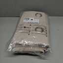 Joydeco Blackout Curtains 90 Inches Long 2 Panels Burg, Room Darkening Curtains for Bedroom, 100% Black Out Textured Thermal Drapes Privacy Protection 2 Panels Set(W52 x L90 Inch, Light Beige)