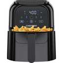 Chefman TurboFry Touch 6 Qt Air Fryer w/ Digital Display and Shake Reminder - Black