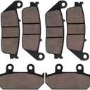Front and Rear Brake Pads for Suzuki 650 AN 650 Burgman Skywave 650 2003-2018, Burgman 650 AN 650 Executive/Skywave Brake Pad Set