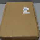 Juvale Coffee Table Tray - 15.7 x 11.8 x 3 in, Blue, Rustic Wood - Serving Tray with Interchangeable Gold & Silver Handles for Coffee Table Decor & Ottoman Use with 2 Coasters