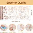 2 x Rose Gold Glitter Table Runner - 11'' x 30 Feet, Metallic Mesh for Wedding, Bridal Shower, Baby Shower & Party Decorations