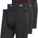 Adidas Men's Microfiber Boxer Briefs Underwear (Multipack) Athletic Stretch-Fit Size XL