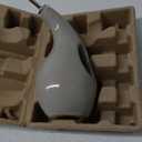 Rachael Ray Solid Glaze Ceramics EVOO Olive Oil Bottle Dispenser with Spout - 24 Ounce , Gray (Sea Salt Gray)