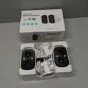 Techage Security Cameras Wireless Outdoor, 2K Battery Powered Cameras for Home Security with AI Motion Detection, 2.4G WiFi, Color Night Vision, 2-Way Talk, IP66 Waterproof, Cloud/SD Storage 2 Pack