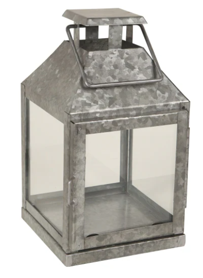 HD Designs Galva Lantern Decor, 10.2 in