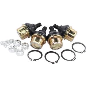 NewYall Pack of 4 Lower and Upper Ball Joints for Honda Rancher 420 Foreman 450 500 Rubicon 500 Rincon 650 680