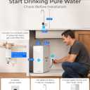 Waterdrop X8-WAN Alkaline Mineral Tankless Reverse Osmosis System Undersink