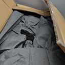 Dulepax RV Awning Shade Screen with Zipper 8'X15'3'' -Second Generation RV Awning Screen Significantly Improves Shadew and Privacy.Universal RV Awning Sun Shade Screen with Complete Kits (Black)