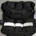 Adjustable Weighted Vest for Men Women, 4-10lb Vest with 6 Ironsand Weights, Body Weight Vest with Reflective Strip for Running, Walking, Strength Training, Workouts