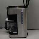 SHARDOR 10-Cup Programmable Coffee Maker, Regular & Strong Brew Drip Coffee Machine for Home and Office, Auto Shut Off, Permanent Filter, Silver