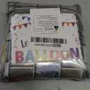 Amandir Glow in the Dark Party Decorations, 80S Disco Rainbow Balloon Arch Garland Kit with Foil Star UV Neon Luminous Balloons 9.8ft Streamer Garland for Back to 90S Prom Birthday Decor