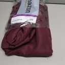 Gee Di Moda Rectangle Tablecloth - 90 x 132 Inch Burgundy Table Cloth for 6 Foot Tables with Floor-Length Drop - Heavy Duty Washable Fabric for Holiday Party, Dinner, Weddings & Baby Shower