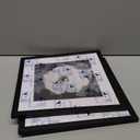 Americanflat 12x12 Picture Frame with Polished Plexiglass - Set of 2 - Use as 9x9 Frame with Mat or Display 12x12 Photo Without Mat - Galleria Collection - Square Frames for Wall Display - Black
