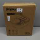 HOSPAN Collapsible Foot Spa with Heat, Bubble, Red Light, and Temperature Control, Foot Bath Massager with 8 Shiatsu Massage Rollers, Pedicure Foot Spa for Relaxation - FS01A (Sky Blue)