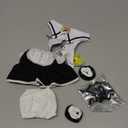 niannyyhouse 20cm Plush Doll Clothes Black Dress Scarf Underpants 8in Doll Accessories