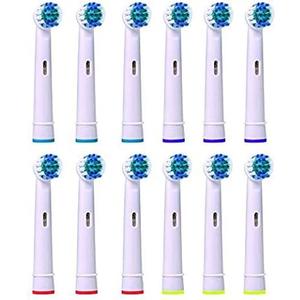 12pack Replacement Toothbrush Heads Compatible with Oral b Electric Toothbrushes, Replacement Brush Heads Fit for Advance Power/Pro Health/Triumph/3D Excel/Vitality Precision Clean