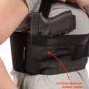 Shoulder Holster for Deep Concealment Underarm Gun Holster for Men and Women, Fits Most Handguns, Black (L - Left Draw)