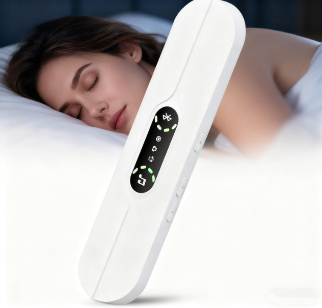 Pillow Speakers for Sleeping,Portable Bluetooth Speaker with Bone Conduction, 10 White Noises, Display, Volume Control, TF Card Support & Timer Function