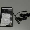 128G (9800 Hour) Voice Activated Recorder, Double-Sided Magnetic Voice Recorder with Playback, Audio Recorder with AI-Intelligent Noise Reduction, 70H Continuous for Lectures, Meetings (Black)