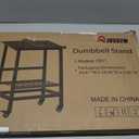 Adjustable Dumbbell Stand, Dumbbell Rack with Wheels, 500LBS Capacity
