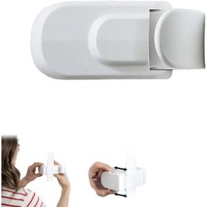 The Snap-On Door Lock Kids Can't Reach or Defeat - No Tools or Adhesives Required, Child Proof Door Lock, Simple Install, Child & Pet Proof Locks 1pcs