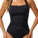 Tempt Me Women One Piece Swimsuits Tummy Control Bathing Suits Push up Full Coverage Swimwear L
