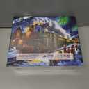 2 x Blueforest Christmas 1000 Piece Jigsaw Puzzle for Adults - 27.5x19.7 Inches Holiday Train Scene with Aurora & Santa, Challenging Fun Adult Puzzles, Home Decor