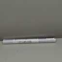 LUTE Reeded Glass Window Privacy Film, Frosted Glass Film, Removable 3D Decorative Decals Sun Blocking Anti UV Door Window Cover, No Glue Static Cling Vinyl for Bathroom Home Office, 17.5" x 78.7"