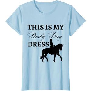 Derby Day 2023 This Is My Derby Day Dress Horse Racing Funny T-Shirt, XS