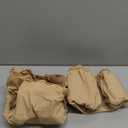 10 Pcs Adult Plastic Diaper Cover Pull-On Cover Plastic Pants Reusable Incontinence Waterproof Pants (Small,Beige)