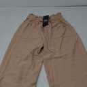 IWOLLENCE Women's Wide Leg Pants with Pockets High Waist Adjustable Knot Loose Casual Trousers Business Work Casual Pants S