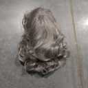 Grey Wig for Women, Grandma Silver Gray Short Curly Old Lady Synthetic Wigs for Daily Cosplay Party Halloween Costume