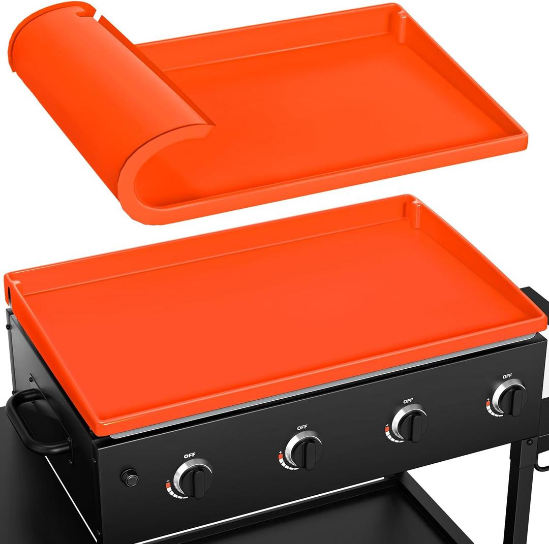 LOPNUR Full Coverage Silicone Grill Cover for Blackstone Griddle, 36 Inch Food-Grade Heavy-Duty Silicone Griddle Mat for Blackstone Grill, Protects Outdoor Grill from Dust, Rust, and Debris All Year, Size: 36" x 22" x 2.5"