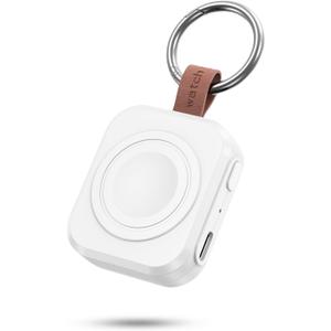 For Samsung Galaxy Watch Charger,1200mAh Portable Charger for Samsung Galaxy Watch 8/8 Classic/7/Ultra/6/6 Classic/5/5 Pro/4/3,Active 2/1 (White)