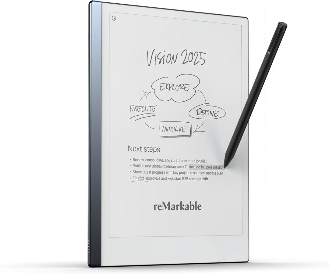 reMarkable 2 Tablet (10.3 "Digital Paper Display) - Includes Pen, USB-A to USB-C Cable