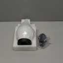 Porseme 150ml Essential Oil Diffuser Glass Color Changing Aroma Air Diffusers Aromatherapy Ultrasonic Cool Mist Humidifier 6 Running Hours Waterless Auto-Off for Sleeping Yoga Office Spa (Pure White)