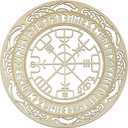 Fourth Level MFG Helm of Awe Wall Art 12" Nordic Viking Symbol,Wooden Wall Art Dcor, Vegyisir Wall Art Perfect for Nordic Art Enthusiast