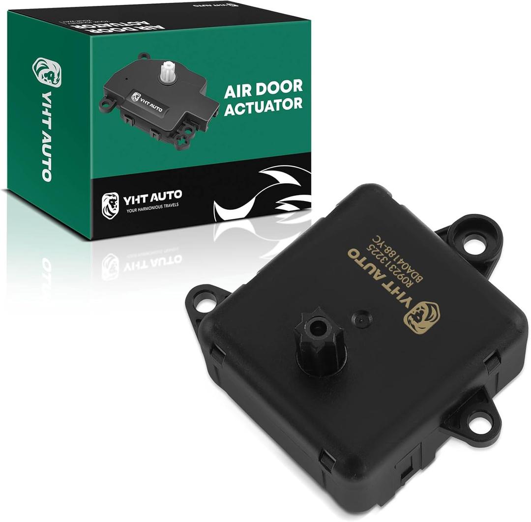 YHTAUTO HVAC Air Door Actuator Heater Blend Door Levers, Toggle Switch, Manual Operation, Black, Compatible with Hummer H3 Pontiac Solstice Saturn Sky