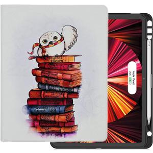 Case for iPad (A16) 11th/10th Generation 10.9'' inch 2025/2022, Slim Folding PU Leather Stand Protective Smart Cover with Auto Sleep/Wake, Magic Cute Owl