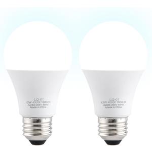 2PK 4000K Garage Door Opener Light Bulbs, 1500LM Ultra Bright, Minimize Interference, Compatible with Most Garage Door Openers, 12W, 5000K White, 120V, A19 Bulbs with E26 Base
