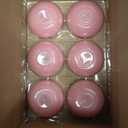 12 Pack 3 Inch Pink Floating Candles, 10 Hour Unscented Romantic Tealight Candles for Cylinder Vases, Centerpieces at Wedding Party Pool Holiday - Wavy Float Candle, 3 Inch, Pack of 12