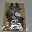 Gexolenu Halloween Bunting Bat Banner Black Glitter Bat Garland for Halloween Theme Outdoor Indoor Haunted House Party Supply for Mantle Fireplace Halloween Party Decorations