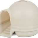 Petmate Booda Clean Step Cat Litter Box Dome (Made in the USA with 95% Recycled Materials)- Pearl White, Made in USA