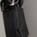 38"L Collapsible Wagon Cart Foldable, 460lbs Weight Capacity 220L Heavy Duty Folding Beach Wagons with Big All-Terrain Wheels, Utility Carts for Groceries, Shopping, Camping, Sports - Black