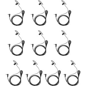 1 Pin Walkie Talkie Headset Earpiece with PTT Mic and Soft Silica Earloops for Motorola MD200TPR MH230R MR350R MS350R MT350R MG160A MH230TPR Radios (10 Pack) 1 Pin Walkie Talkie Headset Earpiece with PTT Mic and Soft Silica Earloops for Motorola MD200TPR MH230R MR350R MS350R MT350R MG160A MH230TPR Radios (10 Pack)