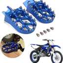AnXin Dirt Bike Foot Pegs Motorcycle Footpegs Foot Pedals Rests CNC For TTR110 08-09 YZ125 YZ250 87-96 TTR125 00-04 YZ80 96-01 XT250 08-23 TTR90 00-07 TTR250 00-06 YZ500 WR500 YZ490 WR200 WR250 Blue
