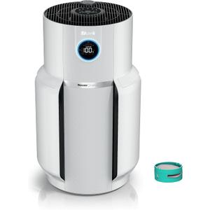 Shark Air Purifier with NeverChange Air Filter Technology, 5 Year HEPA Filter, Covers 1400 Sq. ft, Odor Neutralizer and Clean Sense Technology, Removes 99.98% of Dust & Allergens, HP302, (White)