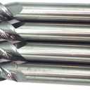 8 Pcs 3 Flute Φ6.0 * 6D*50L Carbide End Mill Tungsten Steel Milling Cutter Corner Radius End Mill Milling Tool 
