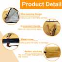 21in BBQ Meat Resting Blanket Smoker Insulated Brisket Bag,5-Layer Thickened Insulated Thermal Bag Made of Washable Oxford Cloth for Pork Shoulder & Beef,Gifts for Dad,BBQ Lovers,Christmas Gifts